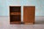 Dunbar Furniture 1950s Edward Wormley for Dunbar Teak Nightstands W/ Leather Wrapped Plinths - A Pair For Sale - Image 4 of 11