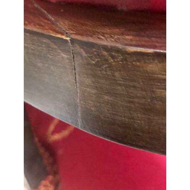 Empire French Armchair in Walnut For Sale - Image 10 of 12