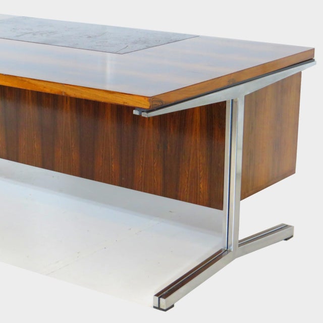 Wood Writing Desk by Theo Tempelman for Ap Originals, 1960s For Sale - Image 7 of 9
