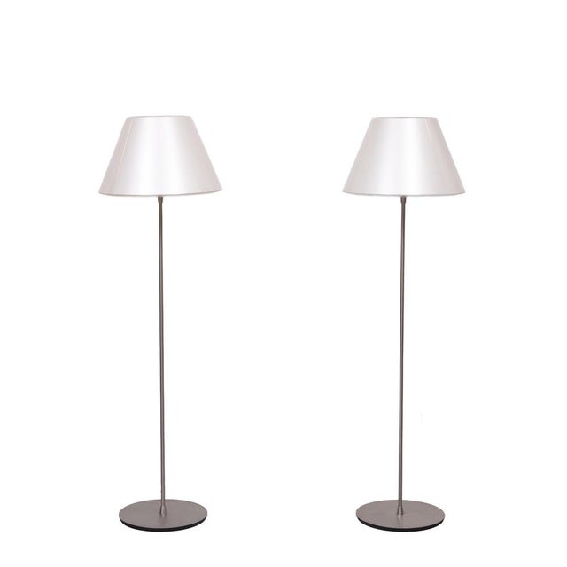 Modern Floor Lamps in Polished Aluminum and Acrylic Glass from Le Klint, Sweden, 2010, Set of 2 For Sale - Image 13 of 13