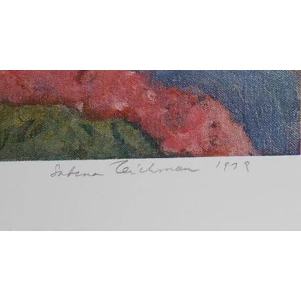 This lithograph, titled "Dragonfly," was created by the American artist, Sabina Teichman (1905 - 1983), in 1979. It is...