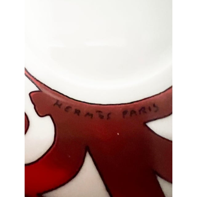 Hermes Demitasse/Espresso 4 Cups Saucers “Balcon Du Guadalquivir” - 8pcs For Sale - Image 10 of 10