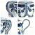 Antique Chinese Export Porcelain Canton Pattern Cider Jug With Lid For Sale - Image 16 of 18