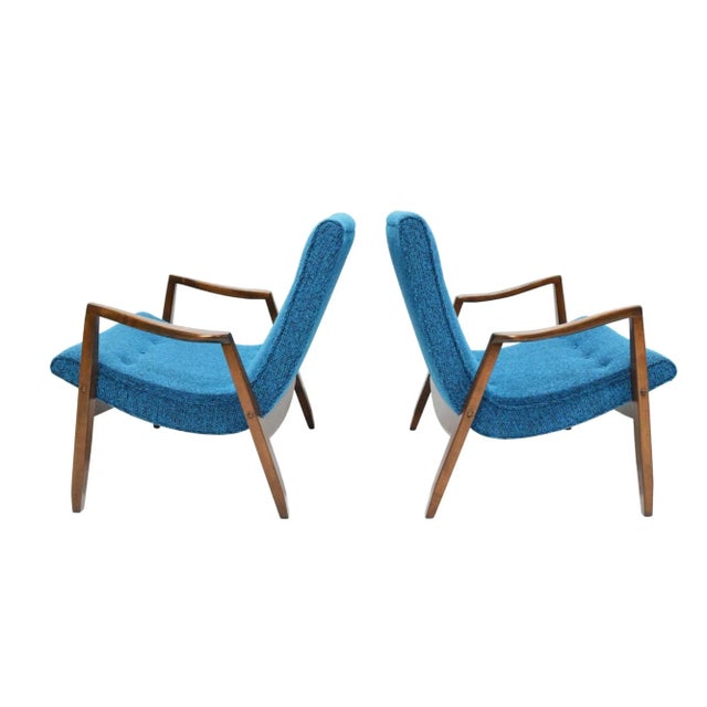 Elevate your living space with a touch of classic elegance with our Pair of Milo Baughman Scoop Lounge Chairs. Fresh and...