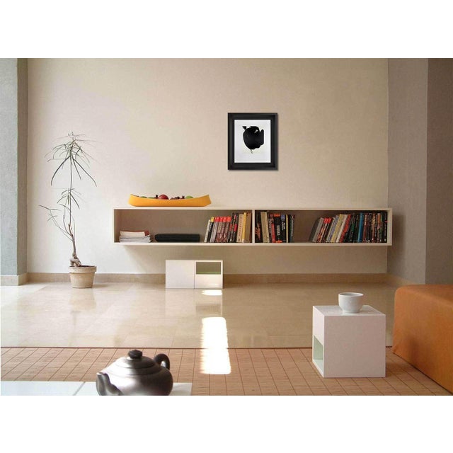 Original Robert Motherwell Lithograph, 1988. 43x53cm. Made on Handmade Japanese Papers attached with chine appliqué to...