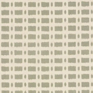 Sample - Schumacher X Veere Grenney Townline Road Fabric in Sage For Sale