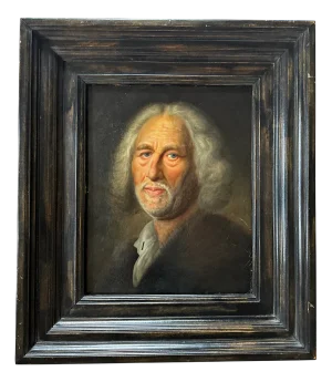 Lori Matschnig, An Old Man, Copy after Balthasar Denner, Oil on Wood, Museum Quality