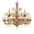 Glass Lively Curls Murano Glass Chandelier in Dark Amber by Simoeng for Simoeng For Sale - Image 7 of 7