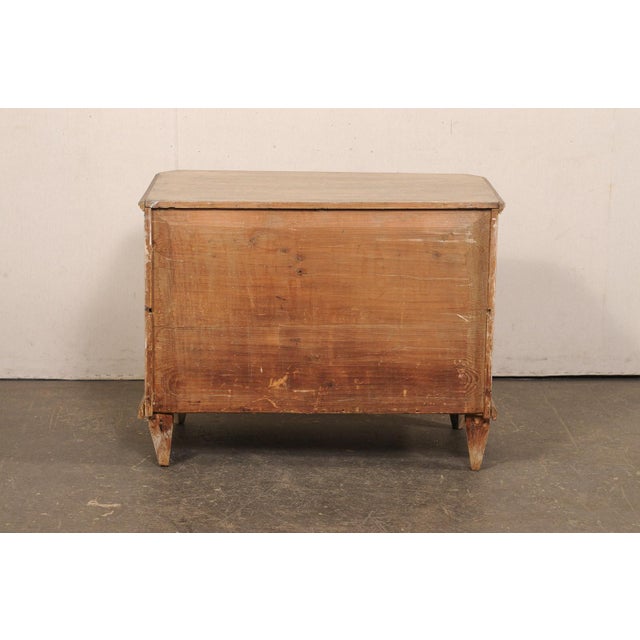 Wood Mid 19th Century Swedish Provincial Gustavian 2-Drawer Chest For Sale - Image 7 of 13