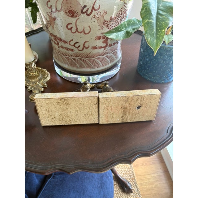 Mid 20th Century Pair of Cast Brass Sporting Dog Bookends on Marble Bases For Sale - Image 5 of 12
