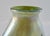 A Vintage Art Nouveaux-Style, Signed Iridescent Thick and Solid "Feather," Vessel/ Vase For Sale - Image 11 of 18