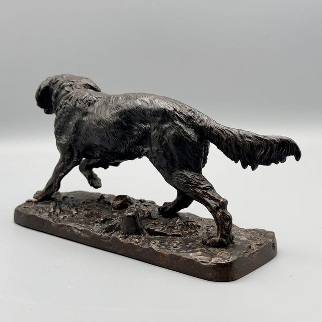 19th Century Fabio, English Setter, 1870s, Bronze For Sale - Image 5 of 7