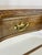 Late 20th Century Traditional Walnut & Burl Wood Serpentine Console Table For Sale - Image 9 of 15