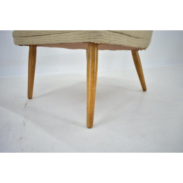 Wood Vintage Armchair, Czechoslovakia, 1950s For Sale - Image 7 of 18