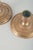 Vintage Danish Brass Candlesticks with Circular Base, 1940s, Set of 2 For Sale - Image 3 of 5