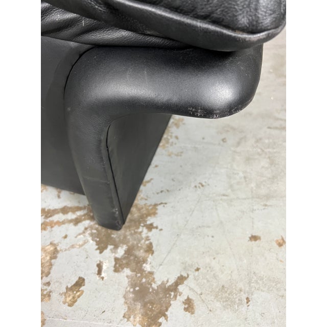 Post Modern Leather Bench For Sale - Image 12 of 13