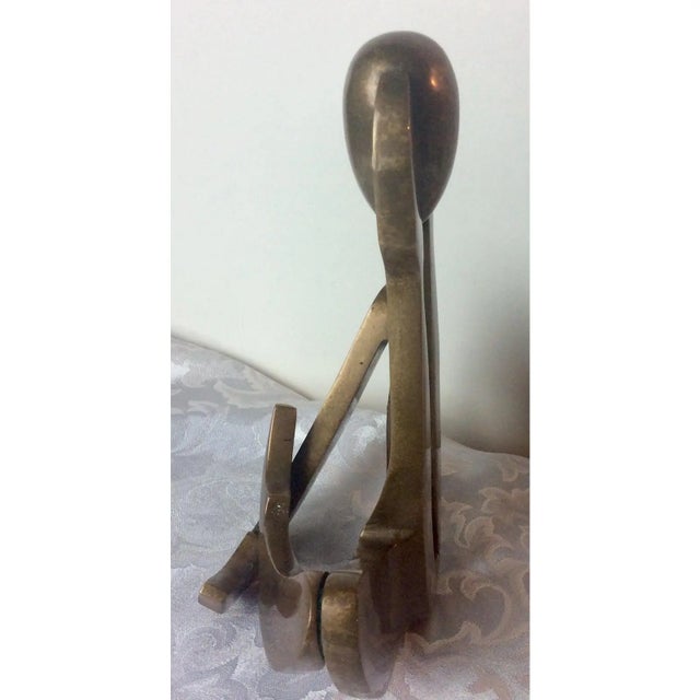 Mid 20th Century Bronze Sculpture Signed Arleen Eichengreen & Nancy Gensburg 10/12 For Sale - Image 4 of 7