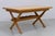 Brutalist Danish Oak Extendable Dining Table attributed to Henning Kjærnulf, 1960s For Sale - Image 16 of 18