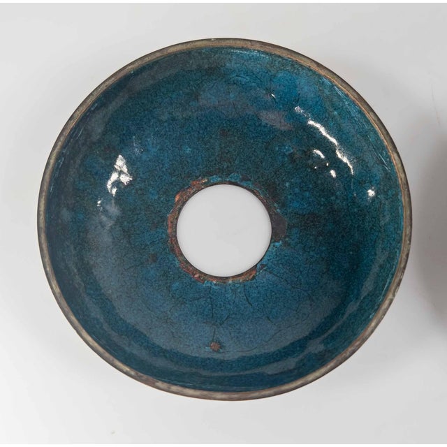19th Century Japanese Meiji Period Cloisonne Enamel Potpourri or Censer Dish For Sale - Image 13 of 16
