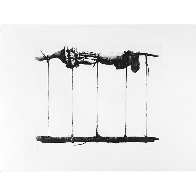 Gérard Titus-Carmel AGRES 3, 1977 Etching and aquatint on arches Signed and numbered in pencil by the artist Draw: 99...