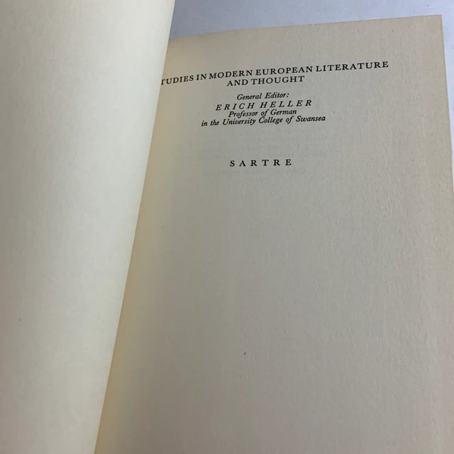 Mid-Century Modern 1950s Sartre Romantic Rationalist Iris Murdoch Book For Sale - Image 3 of 6