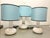 Blue Vintage Tris Snow Table Lamp, 1970s, Set of 3 For Sale - Image 8 of 18