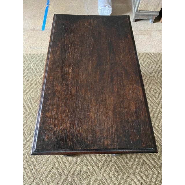 Late 19th Century English Oak Side Table For Sale - Image 9 of 13