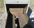 Antique Wooden 4 Drawer File Cabinet Painted Navy Gray 1940s For Sale - Image 10 of 18