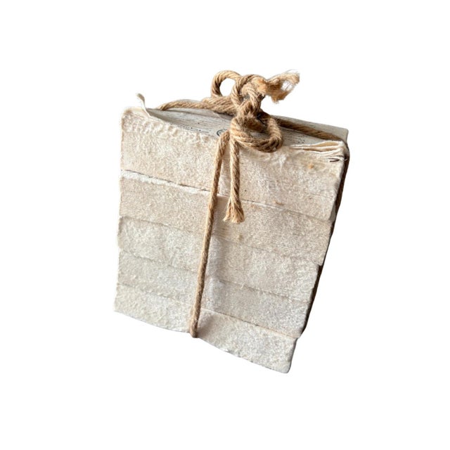 Restoration Hardware Petite Tomes Parchment Handcrafted Decorative Books – Set of 5 For Sale In Dallas - Image 6 of 12
