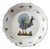 Late 18th Century Peacock Plate from Nevers Faïence For Sale