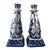1980s Vintage Russian Gzhel Blue & White Horse-Form Candlesticks – A Pair For Sale - Image 5 of 9