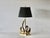 Gorgeous solid brass stylized Mid-Century Modern Italian style swans lamp. Good quality and heavy at almost 10 lbs. In...