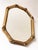 Vintage Octagonal Giltwood Bevelled Mirror With Rose Accents For Sale - Image 6 of 9