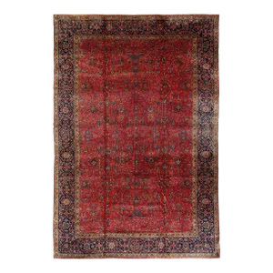 1900 - 1909 Rose Antique Persian Kashan