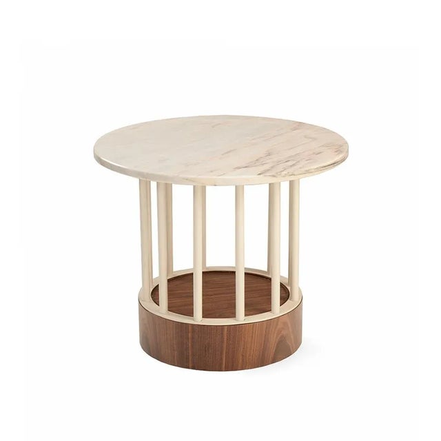 Contemporary Eileen Side Table by Mambo Unlimited Ideas For Sale - Image 3 of 7