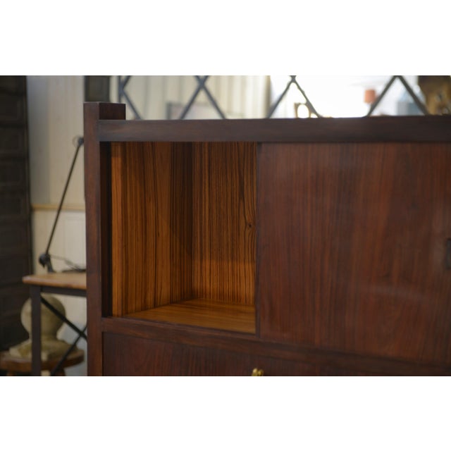 Wooden Secretary Desk, 1950s For Sale - Image 9 of 13
