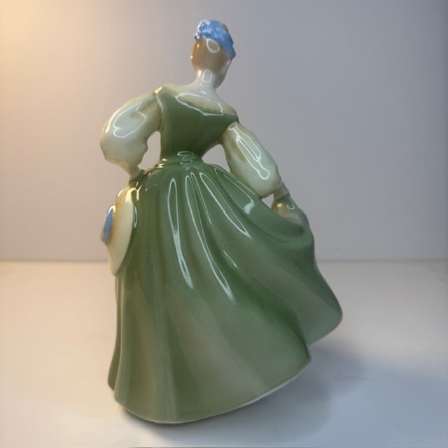 Royal Doulton Vintage 1960s Royal Doulton Fair Lady Figurine Hn2193 Bone China England For Sale - Image 4 of 15
