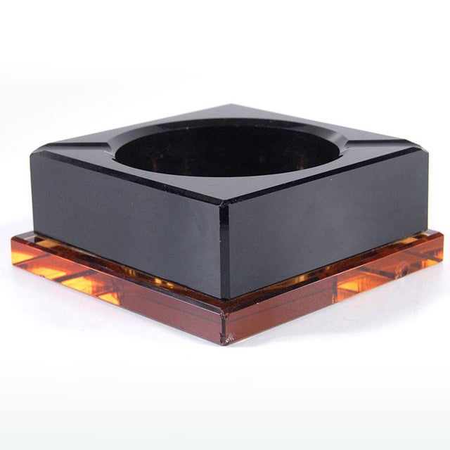 Art Deco French Glass Ashtray, 1930s For Sale - Image 9 of 9