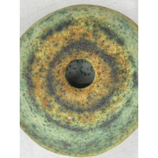 Green Mid-Century Vase by Simó Ágoston, Hungary, 1960s For Sale - Image 8 of 13