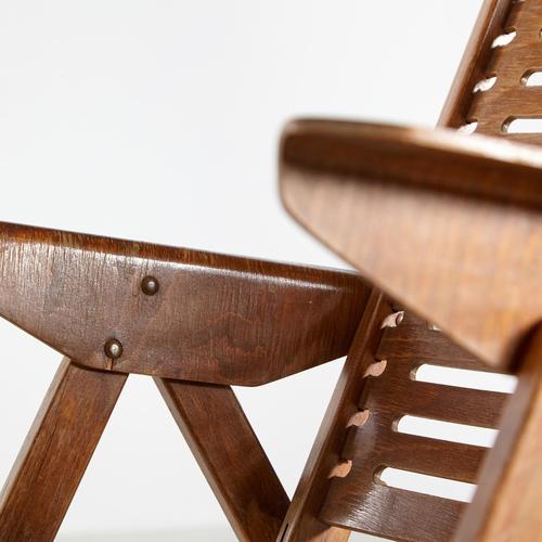 Brown Rex Armchair from Niko Kralj, 1970s For Sale - Image 8 of 14