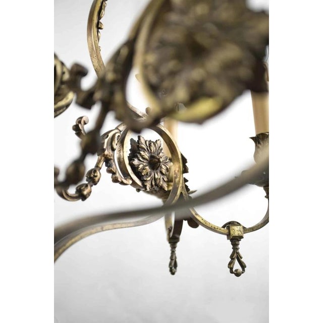 Antique Chandelier with Fifteen Bulbs For Sale - Image 17 of 18