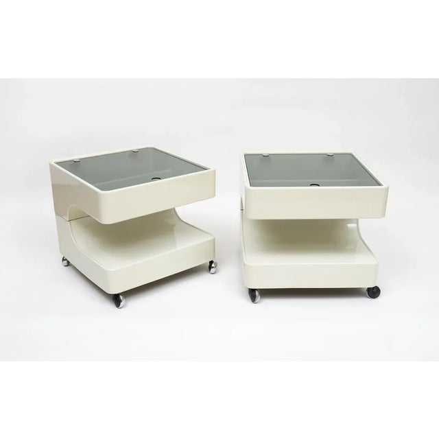 Space Age Nighstands from Opal Möbel, Germany, 1970s, Set of 2 For Sale - Image 10 of 10