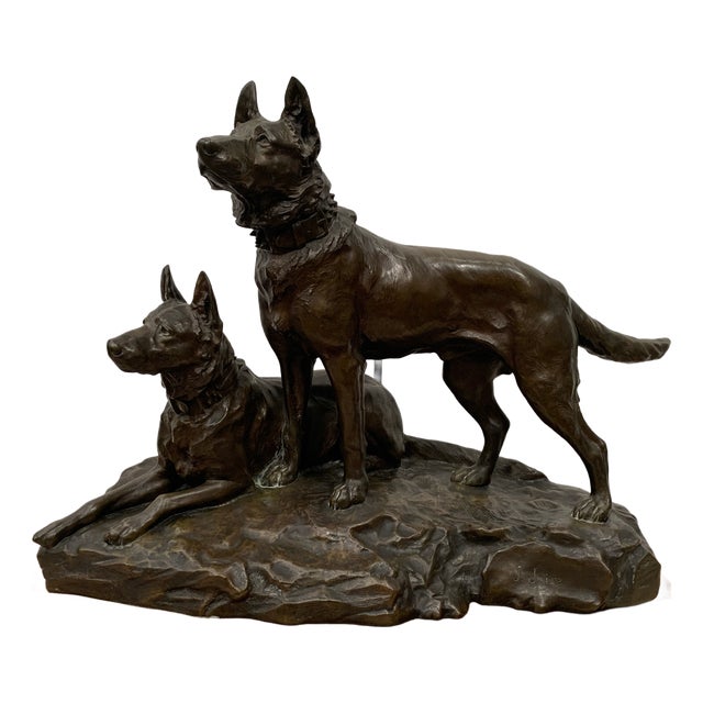 J.Joire for Susse Fres, Sculpture Group, 1920s-1940s, Bronze For Sale