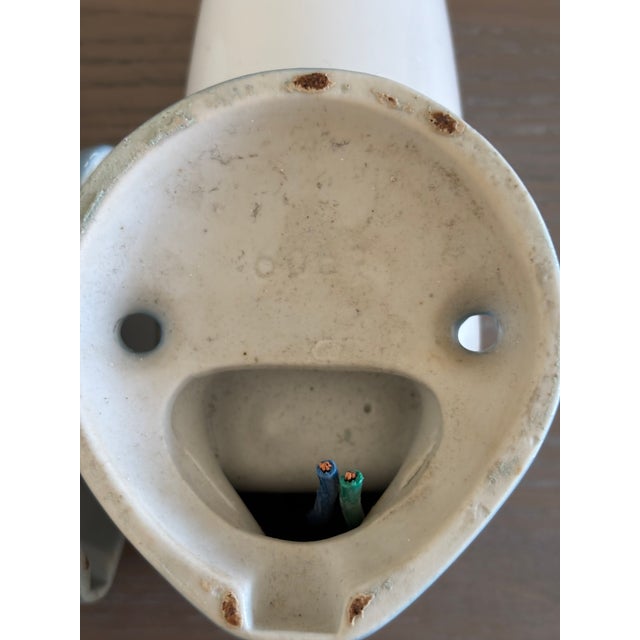 Model 6067 Sconces in Ceramic by Wilhelm Wagenfeld for Lindner, 1958, Set of 2 For Sale - Image 11 of 16