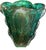 Seguso Murano Green & Gold Aventurine Art Glass Vase. Mid-20th Century. For Sale In Los Angeles - Image 6 of 9