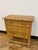 A wonderful little chest of drawers in Oak with serpentine curved front. Brass drawer pulls. Denmark, circa 1970s. Perfect...