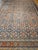 1900 - 1909 Vintage Persian Tabriz Afshan Rug, Hand-Knotted Wool, Allover Geometric Caucasian Kuba Pattern, Navy & Red, 10x14 For Sale - Image 5 of 12