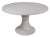White Space Age Fiberglass Pedestal Dining Cafe Table Suitable for Indoor and Outdoor Use C. 1960/1970's For Sale - Image 8 of 13