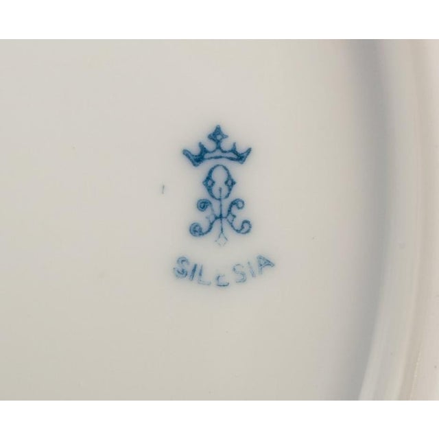Small German Porcelain Lunch Plates from Silesia, 1930, Set of 6 For Sale - Image 9 of 10