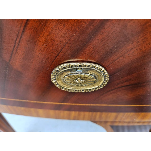 Maitland Smith Louis XVI Mahogany Chest of Drawers For Sale - Image 12 of 15